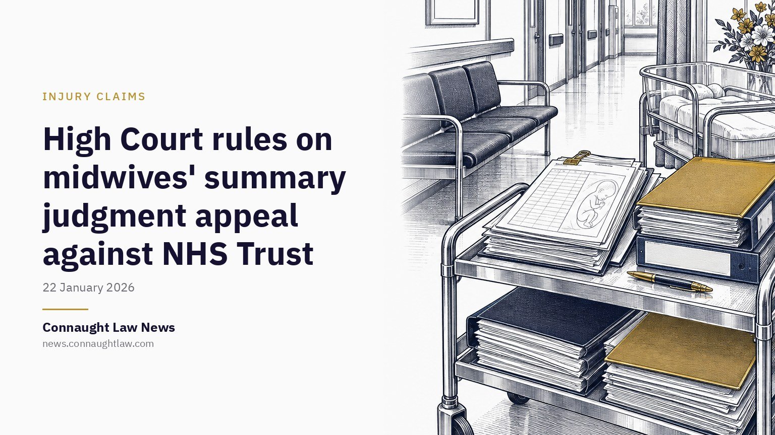 High Court rules on midwives’ summary judgment appeal against NHS Trust