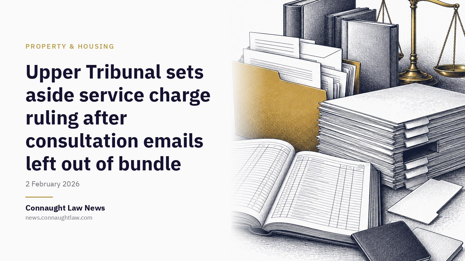 Upper Tribunal sets aside service charge ruling after consultation emails left out of bundle