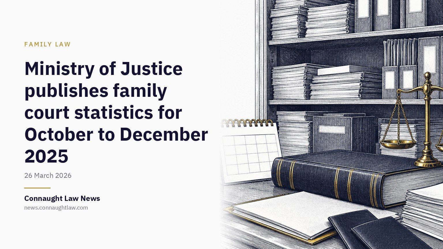 Ministry of Justice publishes family court statistics for October to December 2025