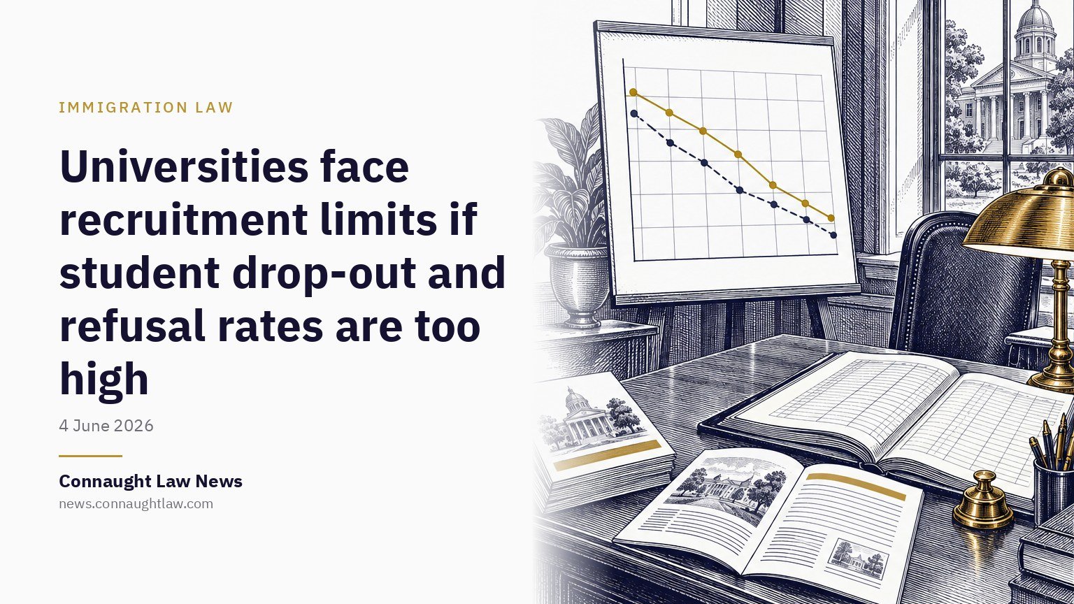 Universities face recruitment limits if student drop-out and refusal rates are too high