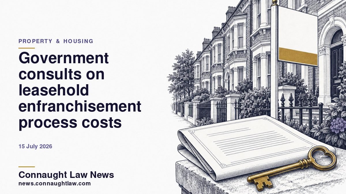 Government consults on leasehold enfranchisement process costs