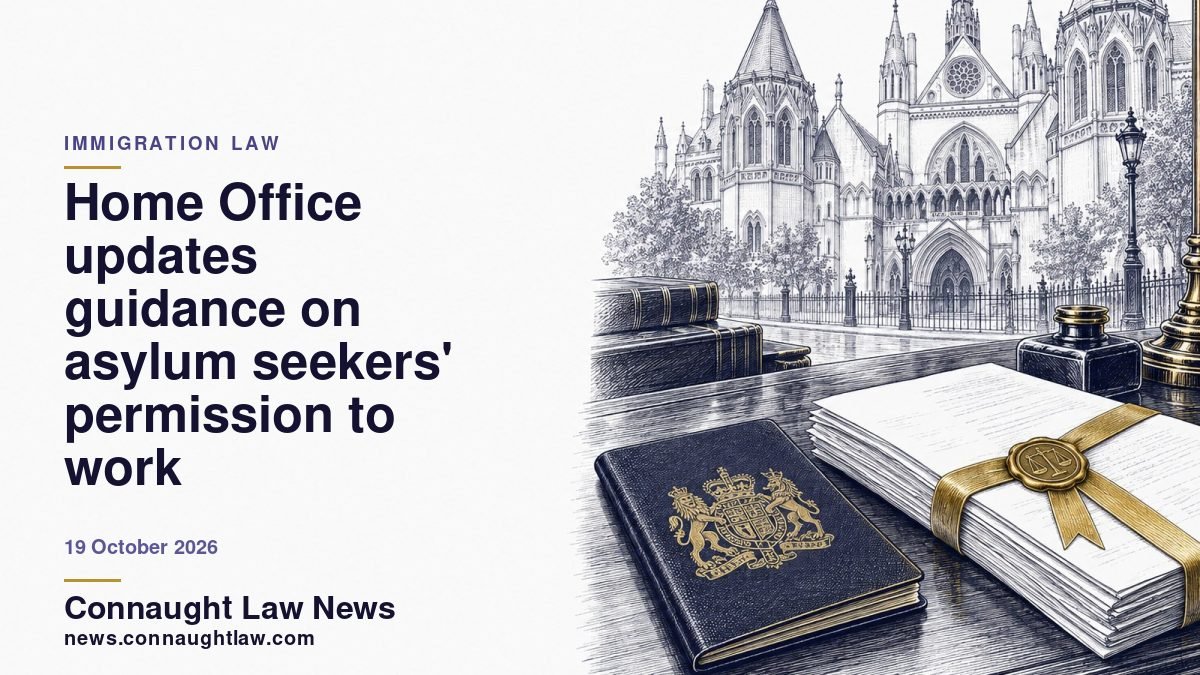 Home Office updates guidance on asylum seekers’ permission to work
